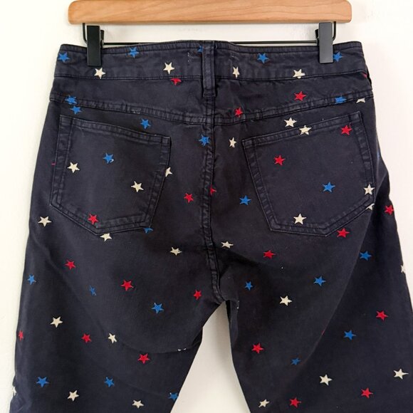 Isabel Marant Etoile Deacon Embroidered Star Jeans 44 XL - Picture 6 of 7
